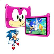 Tablet Interativo Infantil De Crianças Educativo jogos videos aplicativos - Sonic Kids