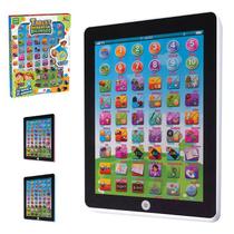 Tablet Interativo Infantil Educativo Bilingue Inglês Português 54 Funções Azul - Art Brink