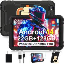 Tablet JUEDUR 2025 Android 14 10 polegadas 22 GB+128 GB +1 TB Metal Black