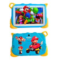 Tablet Kids 7" 4GB/64GB Android Wi-Fi Capa Protetora Azul