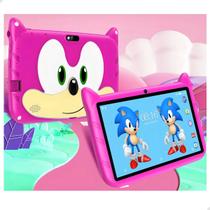 Tablet Kids Infantil Rosa Lançamento 7 Polegadas Sistema Android Câmera Traseira Câmera Frontal Wifi 5G Capa de Proteção Lançamento Com Caneta Touch