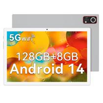 Tablet kimlok 2024 Android 14 de 10 polegadas 128 GB ROM+8 GB de RAM