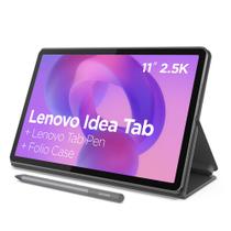 Tablet Lenovo Idea Tab Cinza com 11" 2,5K 90Hz, 8GB, 128GB, Wi-Fi, Android 13, Processador Octa-Core