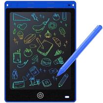 Tablet Lousa Azul 12P Brinquedo Infantil Escrever Desenhar Tablet Lousa Azul 12P Brinquedo Infantil Escrever Desenhar