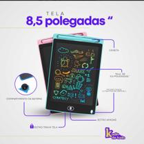 Tablet Lousa mágica digital infantil 8,5 polegadas na cor rosa