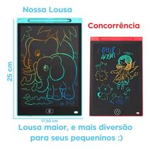 Tablet Lousa Mágica Educativo Tela Lcd Escrever E Desenhar cores Preto Colorido