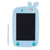 Tablet Lousa Mágica Lcd Desenho Infantil 29 Cm Bichos Azul