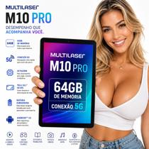 Tablet M10 Wifi 128gb 6gb Ram Tela 10.1 Bluetooth Multilaser Cor Cinza Tablet M10 Wifi 128gb 6gb Ram Tela 10.1 Bluetooth Multilaser Cor Cinza