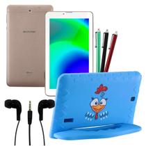 Tablet M7 3G Multilaser + Capa Emborrachada da Galinha Pintadinha