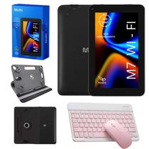 Tablet M7 64Gb 4Gb Wi-Fi Com Kit Teclado e Mouse Rosa + Capa Giratória - Multilaser