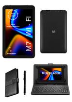 Tablet M7 Wi-Fi 64Gb 4Gb Ram Nb409 Com Capa Teclado Gboard + Caneta Incluso - Multilaser
