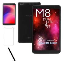 Tablet M8 4G Dual Chip 8" 32GB 2GB Ram + Caneta e Película