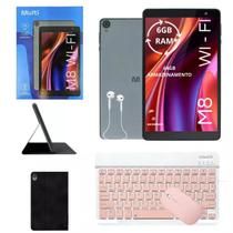 Tablet M8 Wi-Fi 64GB 6GB Ram 8" Octa Core Com Teclado Bluetooth e Mouse Rosa - Multilaser