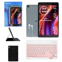 Tablet M8 Wi-Fi 64GB 6GB Ram 8" Octa Core + Teclado e Mouse Rosa - Multilaser