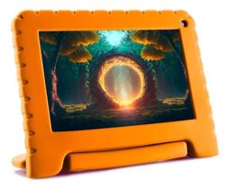Tablet Multi Kid Pad Laranja 4GB RAM 64GB Wi-Fi NB412
