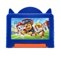 Tablet Multi Patrulha Canina Chase 4GB RAM + 64GB Armazenamento + Tela 7 pol + Case NB421