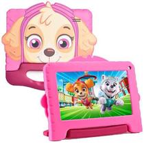 Tablet Multi Patrulha Canina Skye 4GB RAM + 64GB Armazenamento + Tela 7 pol + Case NB422