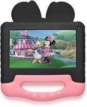 Tablet Multilaser Minnie Tela 7" Wi-Fi 64GB Android 13 Bluetooth NB414 Preto/ Rosa