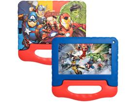 Tablet Multilaser Vigadores com Controle Parental 32GB + Tela 7 pol + Case + Wi-fi + Android 11 (Go edition) + Processador Quad Core - Preto - NB371