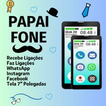 Tablet papaifone 3g 32gb dual tela 7 botão sos faz ligação