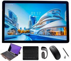 Tablet PC 10.95 Polegadas 4GB/128GB+Teclado+Mouse+Capa+Fone de Ouvido+Entrada/Chips