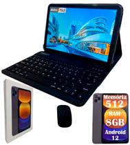 Tablet PC Tela 10.1 A-Tab8 8GB RAM 512GB Armazenamento 5G Aceita Chip COR:CINZA