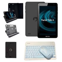 Tablet Positivo 64Gb 2Gb Com Kit Teclado e Mouse Azul e Capa Giratória