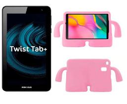 Tablet Positivo 64Gb 2Gb Ram Com Capa Infantil Universal Rosa