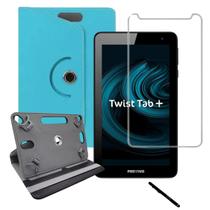 Tablet Positivo Twist 64Gb 2Gb Ram Com Capa Giratória Azul e Película Incluso