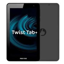 Tablet Positivo Twist Tab+ 2GB RAM + 64GB Tela de 7 Android 11 Go Bateria 3100mAh Preto
