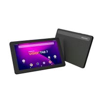 Tablet Positivo Vision Tab 7 - 3GB RAM, 64GB, Octa-core, Android 14 Go, Wi-Fi, Tela IPS 7”, Bateria 3100mAh Preto