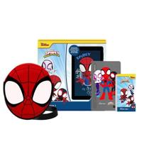 Tablet Positivo Vision Tab 7 Spidey - Octa-core 3GB RAM 64GB, 7” IPS, Android 14 Go, Wi-Fi - Capa e