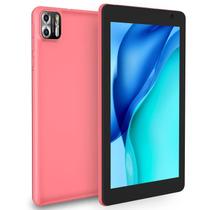 Tablet Pritom 8" 4Gb 64Gb/128Gb Android Tela IPS, Bateria 5000mAh, Wi-Fi Preto/Rosa