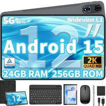 Tablet QDDQ 12 polegadas Android 15 24 GB RAM 256 GB ROM 1 TB Expandir