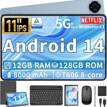 Tablet QDDQ Android 14 11 polegadas 12 GB RAM 128 GB ROM 1 TB Expandir Tablet QDDQ Android 14 11 polegadas 12 GB RAM 128 GB ROM 1 TB Expandir
