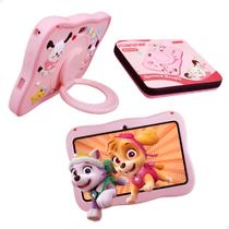 Tablet rosa M6 Infantil com estojo 7 Polegadas youtube