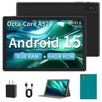 Tablet Ruufuuxy Android 15 de 10 polegadas 8 GB de RAM 64 GB de ROM de 1 TB