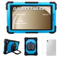 Tablet Samsung 4G 8.7 64GB 4GB Com Capa Survivor Azul