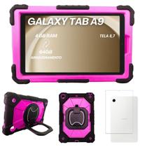 Tablet Samsung 4G 8.7 64GB 4GB Com Capa Survivor Rosa