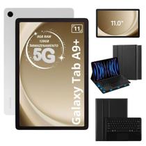 Tablet Samsung A9+ 5G 128GB 8GB Com Capa Teclado Magnético