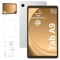 Tablet Samsung A9 Wi-fi 128GB 8GB C/ Caneta e Película Prata