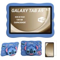 Tablet Samsung A9 Wi-Fi 128GB 8GB Prata Com CP Lilo & Stitch