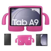 Tablet Samsung Galaxy A9 Grafite Wifi 64GB 4GB 8.7 X110 Com Capa Infantil Rosa Tablet Samsung Galaxy A9 Grafite Wifi 64GB 4GB 8.7 X110 Com Capa Infantil Rosa