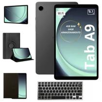 Tablet Samsung Galaxy A9 Wifi 64GB 4GB 8.7 Com Teclado Bluetooth Preto e Capa Giratória