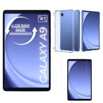 Tablet Samsung Galaxy A9 X115 Navy 64GB 4GB Chip 4G Com Capa de Silicone e Película de proteção