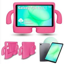 Tablet Samsung Galaxy Tab A11 4G 64GB 4GB Tela 11 Android Cinza com Capa Infantil Tablet Samsung Galaxy Tab A11 4G 64GB 4GB Tela 11 Android Cinza com Capa Infantil