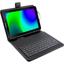Tablet Samsung Galaxy Tab A11 EE 64GB 4GB 4G + Capa Teclado X135G Cor:Tablet Cinza + Capa Rosa