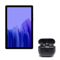 Tablet Samsung Galaxy Tab A7 Grafite e Fone de Ouvido JBL Tune