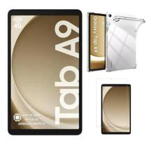 Tablet Samsung Galaxy Tab A9 64gb 4gb Chip 4g Com Capa de Silicone Transparente e Película Tab Modelo X115