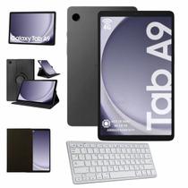Tablet Samsung Galaxy Tab A9 64GB 4GB Chip 4g Com Teclado Branco e Capa Giratória Modelo X115 Para Estudo e Trabalho